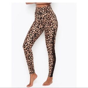 Victoria's Secret Flow On Point Lace Up Legging Classic Leopard Size S 4